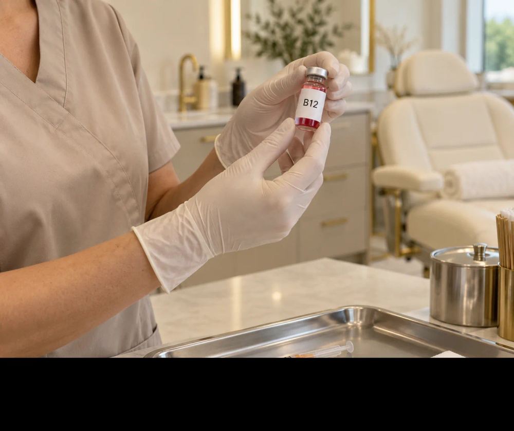 B12 wellness injection at Skinovation Aesthetics